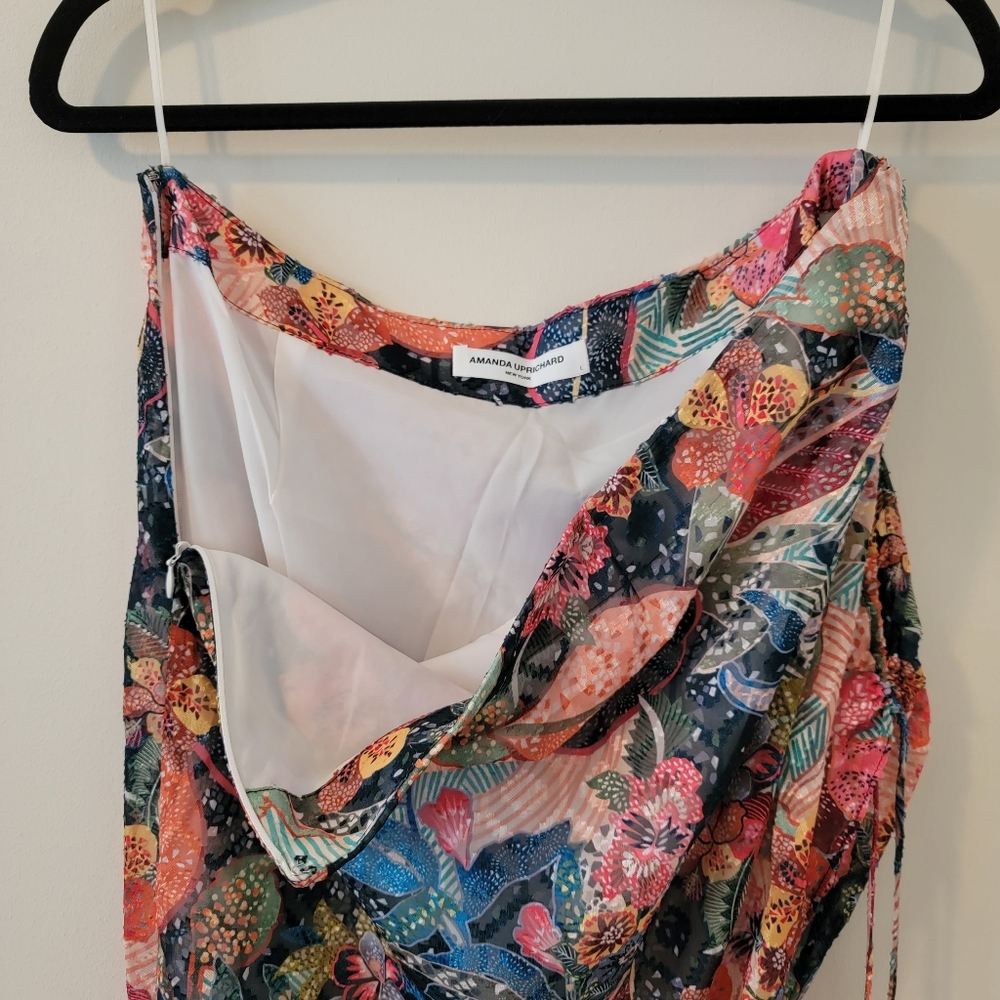 NEW Amanda Uprichard Tropical VACATION Sarong Style Skirt Size Large - Picture 10 of 16